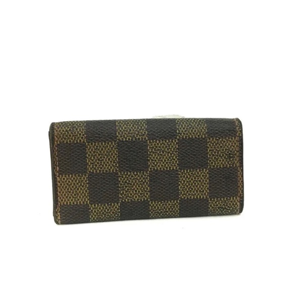 Authentic Louis Vuitton Damier Multicles 4 Ring Key Case - Picture 4 of 8